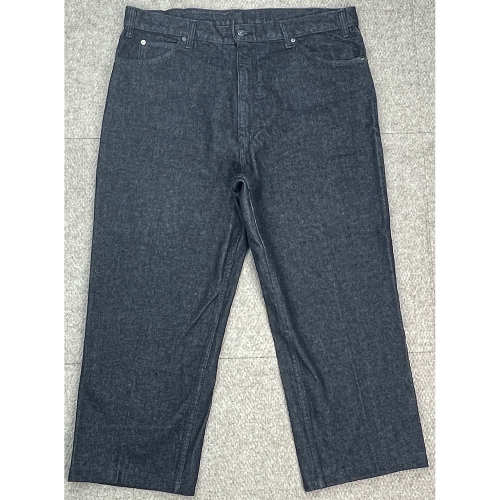 Levi's 540 Vintage & Rare Scovill Zipper Brown Leather Tab Men Jeans Size 40x32